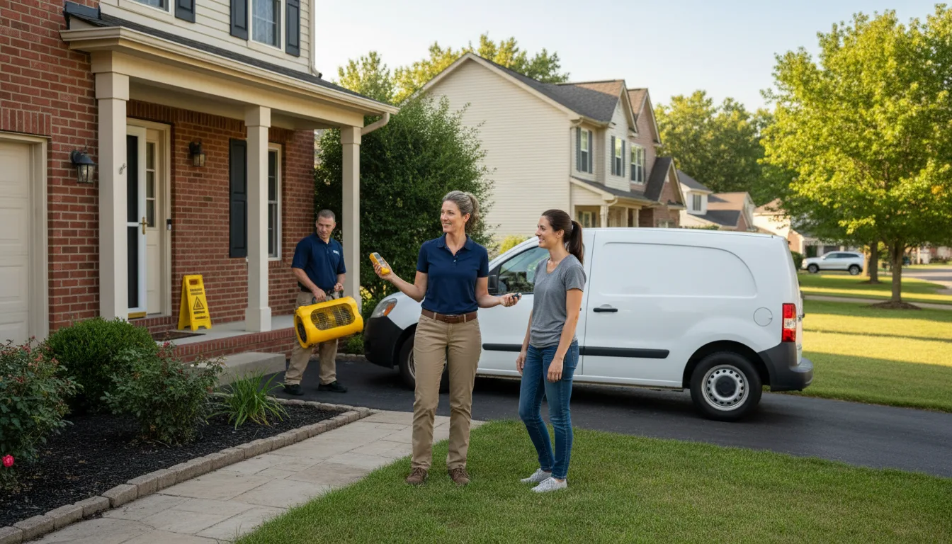 Water restoration image for Dehumidification And Cleanup Services in Crawfordsville, OR